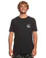 The Quiksilver Mens Clean Circle T-Shirt in Black