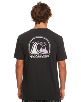 The Quiksilver Mens Clean Circle T-Shirt in Black