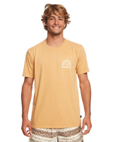 The Quiksilver Mens Earthy Type T-Shirt in Mustard