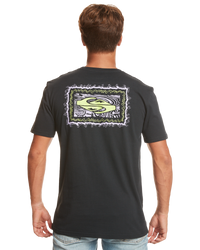 The Quiksilver Mens Taking Roots T-Shirt in Black