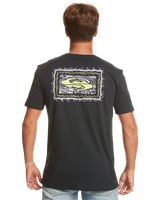 The Quiksilver Mens Taking Roots T-Shirt in Black