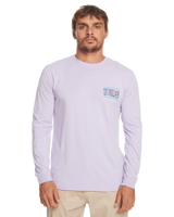 The Quiksilver Mens Taking Roots T-Shirt in Purple Rose