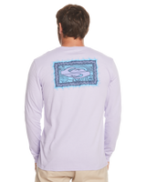 The Quiksilver Mens Taking Roots T-Shirt in Purple Rose