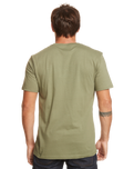 The Quiksilver Mens Mind Barrel T-Shirt in Four Leaf Clover