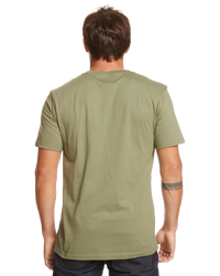 The Quiksilver Mens Mind Barrel T-Shirt in Four Leaf Clover