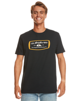 The Quiksilver Mens Mind Barrel T-Shirt in Black