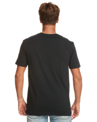 The Quiksilver Mens Mind Barrel T-Shirt in Black