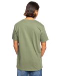 The Quiksilver Mens Circle Trim T-Shirt in Four Leaf Clover