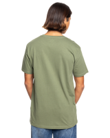 The Quiksilver Mens Circle Trim T-Shirt in Four Leaf Clover