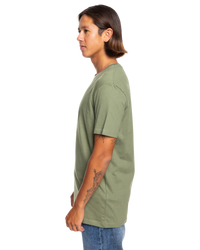 The Quiksilver Mens Circle Trim T-Shirt in Four Leaf Clover