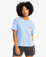 The Quiksilver Womens Collection Womens Uni Screen T-Shirt in Hydrangea