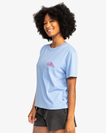 The Quiksilver Womens Collection Womens Uni Screen T-Shirt in Hydrangea