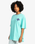 The Quiksilver Womens Collection Womens Uni Jacquard T-Shirt in Aqua Sky