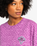 The Quiksilver Womens Collection Womens Uni Boyfriend Crop T-Shirt in Violet Heritage