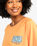 The Quiksilver Womens Collection Womens Uni Maxi Raglan Screen T-Shirt in Tangerine