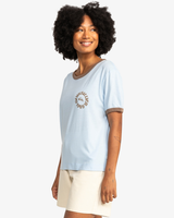The Quiksilver Womens Collection Womens Uni Ringer T-Shirt in Skyway