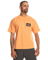 The Quiksilver Mens Back Flash T-Shirt in Tangerine