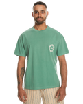 The Quiksilver Mens No Water Sucks T-Shirt in Frosty Spruce