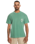 The Quiksilver Mens No Water Sucks T-Shirt in Frosty Spruce