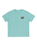 The Quiksilver Mens Take Us Back Bubble T-Shirt in Marine Blue