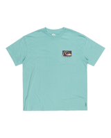 The Quiksilver Mens Take Us Back Bubble T-Shirt in Marine Blue