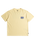 The Quiksilver Mens Take Us Back Bubble T-Shirt in Mellow Yellow