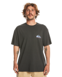 The Quiksilver Mens Take Us Logo T-Shirt in Tarmac