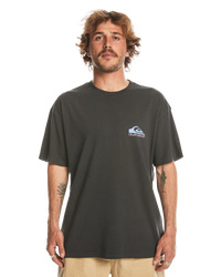 The Quiksilver Mens Take Us Logo T-Shirt in Tarmac