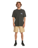 The Quiksilver Mens Take Us Logo T-Shirt in Tarmac