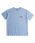 The Quiksilver Mens Take Us Back Logo T-Shirt in Hydrangea