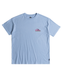 The Quiksilver Mens Take Us Back Logo T-Shirt in Hydrangea