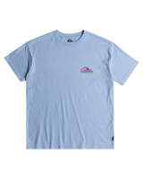 The Quiksilver Mens Take Us Back Logo T-Shirt in Hydrangea