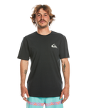 The Quiksilver Mens Mini Logo T-Shirt in Black