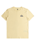 The Quiksilver Mens Mini Logo T-Shirt in Mellow Yellow