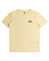 The Quiksilver Mens Mini Logo T-Shirt in Mellow Yellow