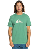 The Quiksilver Mens Comp Logo T-Shirt in Frosty Spruce