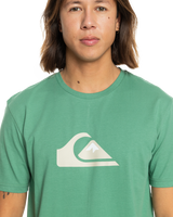 The Quiksilver Mens Comp Logo T-Shirt in Frosty Spruce