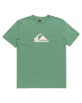 The Quiksilver Mens Comp Logo T-Shirt in Frosty Spruce