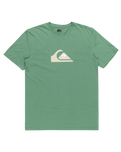 The Quiksilver Mens Comp Logo T-Shirt in Frosty Spruce