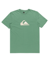 The Quiksilver Mens Comp Logo T-Shirt in Frosty Spruce