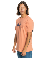 The Quiksilver Mens Comp Logo T-Shirt in Canyon Clay