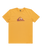The Quiksilver Mens Comp Logo T-Shirt in Mustard