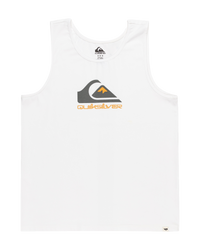 The Quiksilver Mens Comp Logo Vest in White