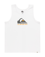 The Quiksilver Mens Comp Logo Vest in White