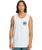 The Quiksilver Mens Long Fade Vest in White