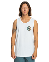 The Quiksilver Mens Long Fade Vest in White