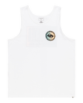 The Quiksilver Mens Long Fade Vest in White