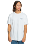 The Quiksilver Mens Omni Lock T-Shirt in White