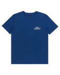 The Quiksilver Mens Line By Line T-Shirt in Monaco Blue