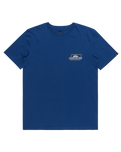 The Quiksilver Mens Line By Line T-Shirt in Monaco Blue